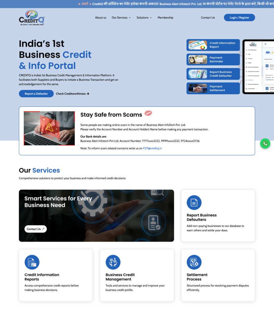 Business Credit Management Platform